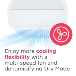 Frigidaire 10000 BTU DOE 115-Volt Vented Medium Room Smart Portable Air Conditioner with Heater,