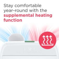 Frigidaire 10000 BTU DOE 115-Volt Vented Medium Room Smart Portable Air Conditioner with Heater,