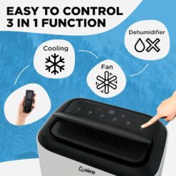 AIRO COMFORT 8000 BTU DOE 120-Volt Vented Large Room Portable Air Conditioner Remote Included