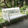 Cambridge Casual Thames 2 -person White Mahogany Wood Outdoor Swing