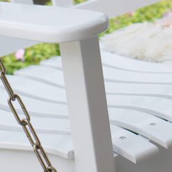 Cambridge Casual Thames 2 -person White Mahogany Wood Outdoor Swing