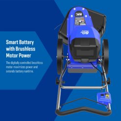 Kobalt Wheeled 80-volt 22.0-in Straight Shaft Battery String Trimmer 6 Ah (Battery Included) (Charger Included)