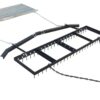 Yard Tuff Tri-Global 72 in. W x 18 in. L Heavy-Duty Steel Drag Harrow with 46 Bolts