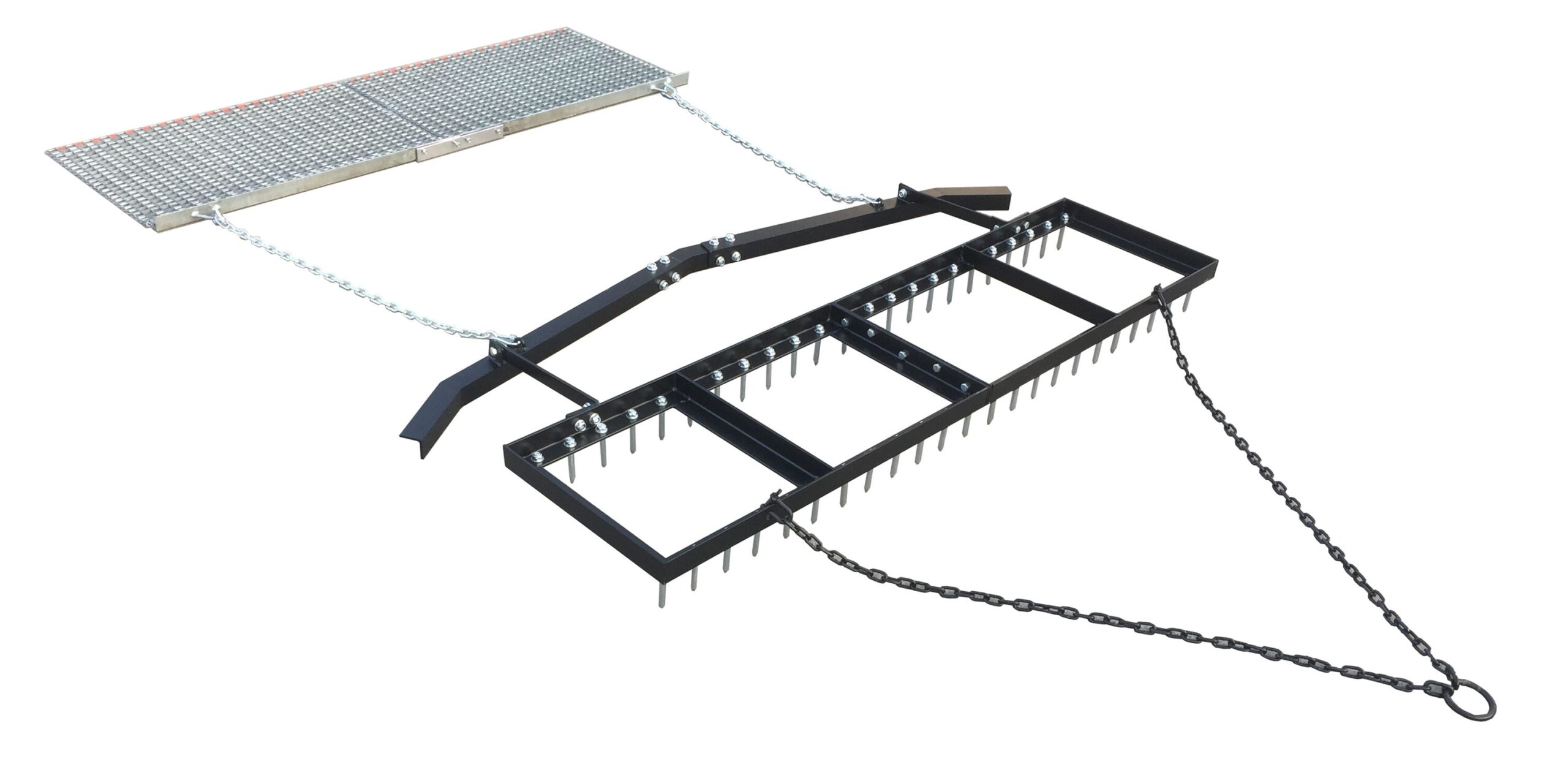 Yard Tuff Tri-Global 72 in. W x 18 in. L Heavy-Duty Steel Drag Harrow with 46 Bolts