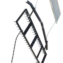 Yard Tuff Tri-Global 72 in. W x 18 in. L Heavy-Duty Steel Drag Harrow with 46 Bolts