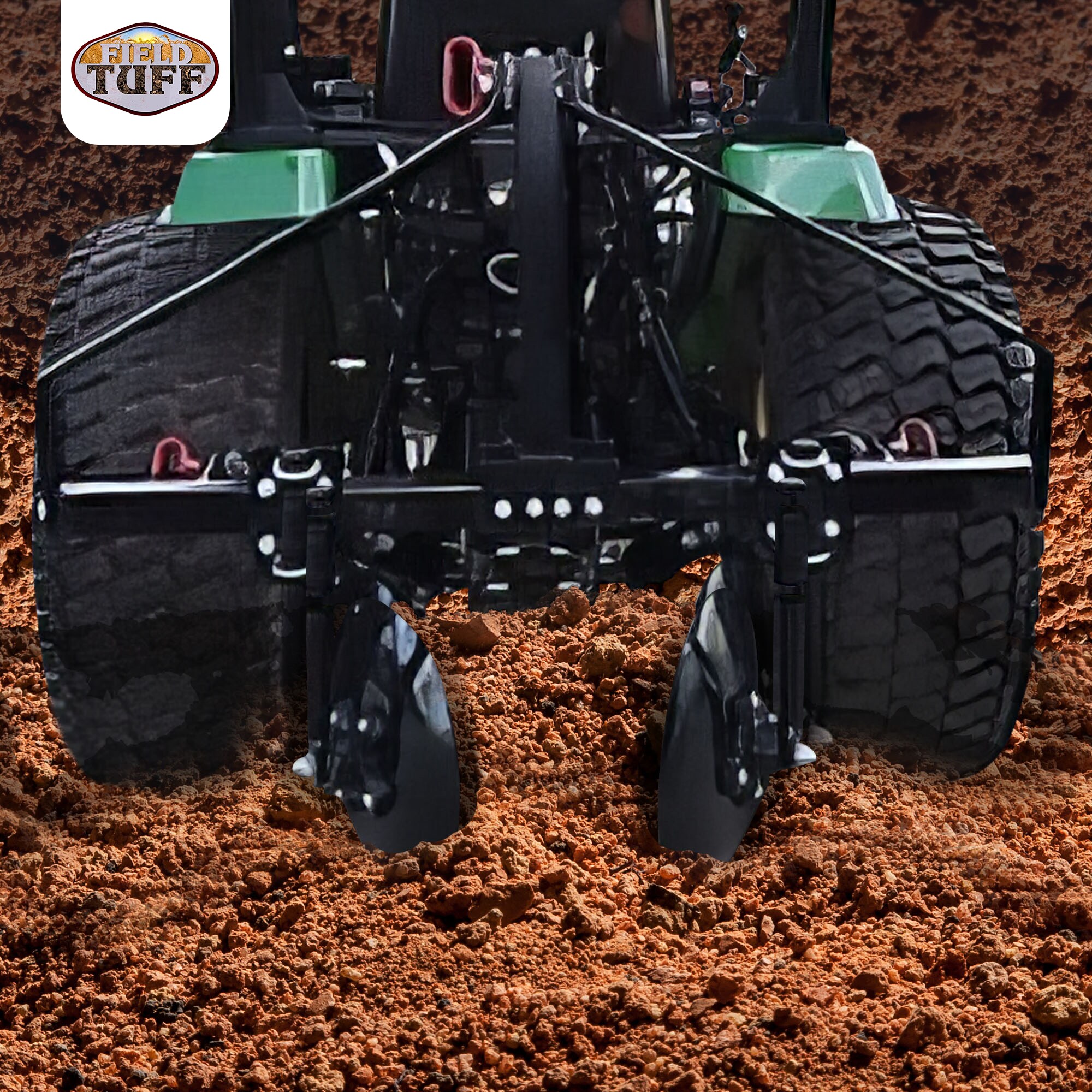 FIELD TUFF 43 Inch Disc Cultivator Garden Bedder and Hiller For 3 Point Tractor