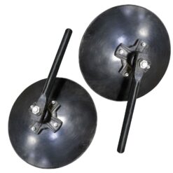 FIELD TUFF 43 Inch Disc Cultivator Garden Bedder and Hiller For 3 Point Tractor