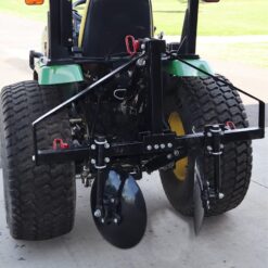 FIELD TUFF 43 Inch Disc Cultivator Garden Bedder and Hiller For 3 Point Tractor