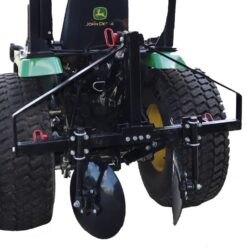 FIELD TUFF 43 Inch Disc Cultivator Garden Bedder and Hiller For 3 Point Tractor