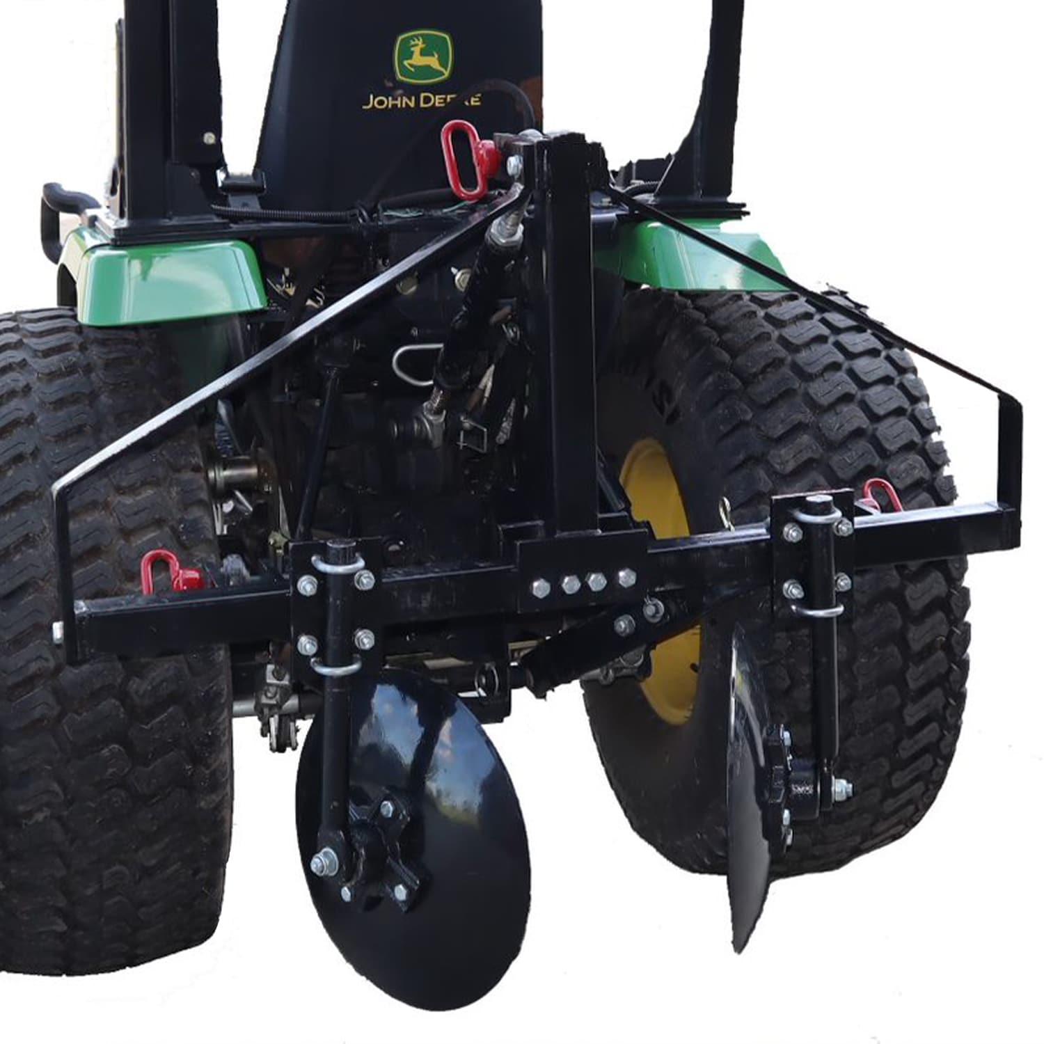 FIELD TUFF 43 Inch Disc Cultivator Garden Bedder and Hiller For 3 Point Tractor