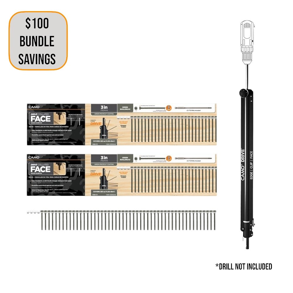 CAMO #10 x 3-in Wood to wood Deck Screws ( 2000 -Per Box )