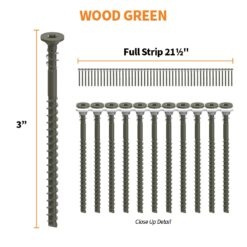CAMO #10 x 3-in Wood to wood Deck Screws ( 2000 -Per Box )