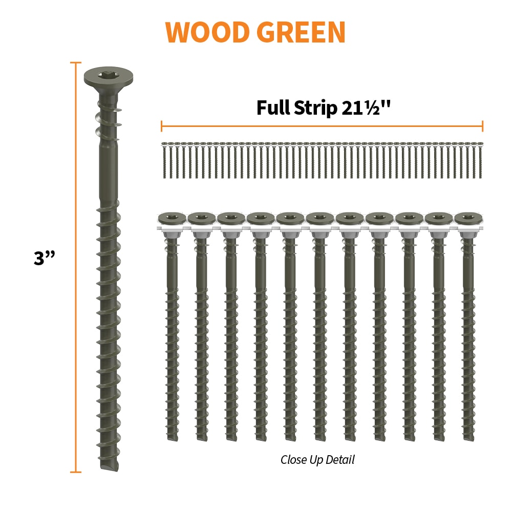 CAMO #10 x 3-in Wood to wood Deck Screws ( 2000 -Per Box )