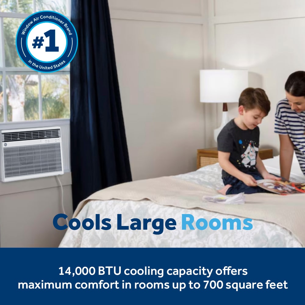 GE Large Room Window Air Conditioner , Remote Included ( 115-Volt , 14000-BTU )
