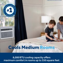 GE Medium Room Window Air Conditioner , Remote Included ( 115-Volt , 8000-BTU )