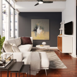 Casablanca Wisp 44-in Noble Bronze with Noble Bronze Blades LED Ceiling Fan With Light and Remote Control Included 3 -Blade