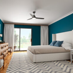 Casablanca Wisp 52-in Noble Bronze with Noble Bronze Blades LED Ceiling Fan With Light and Remote Control Included 3 -Blade