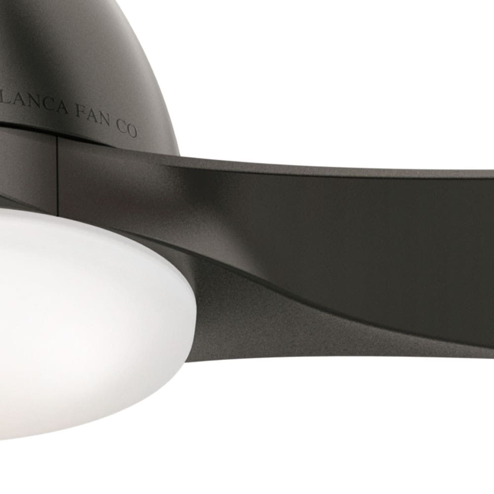 Casablanca Wisp 52-in Noble Bronze with Noble Bronze Blades LED Ceiling Fan With Light and Remote Control Included 3 -Blade