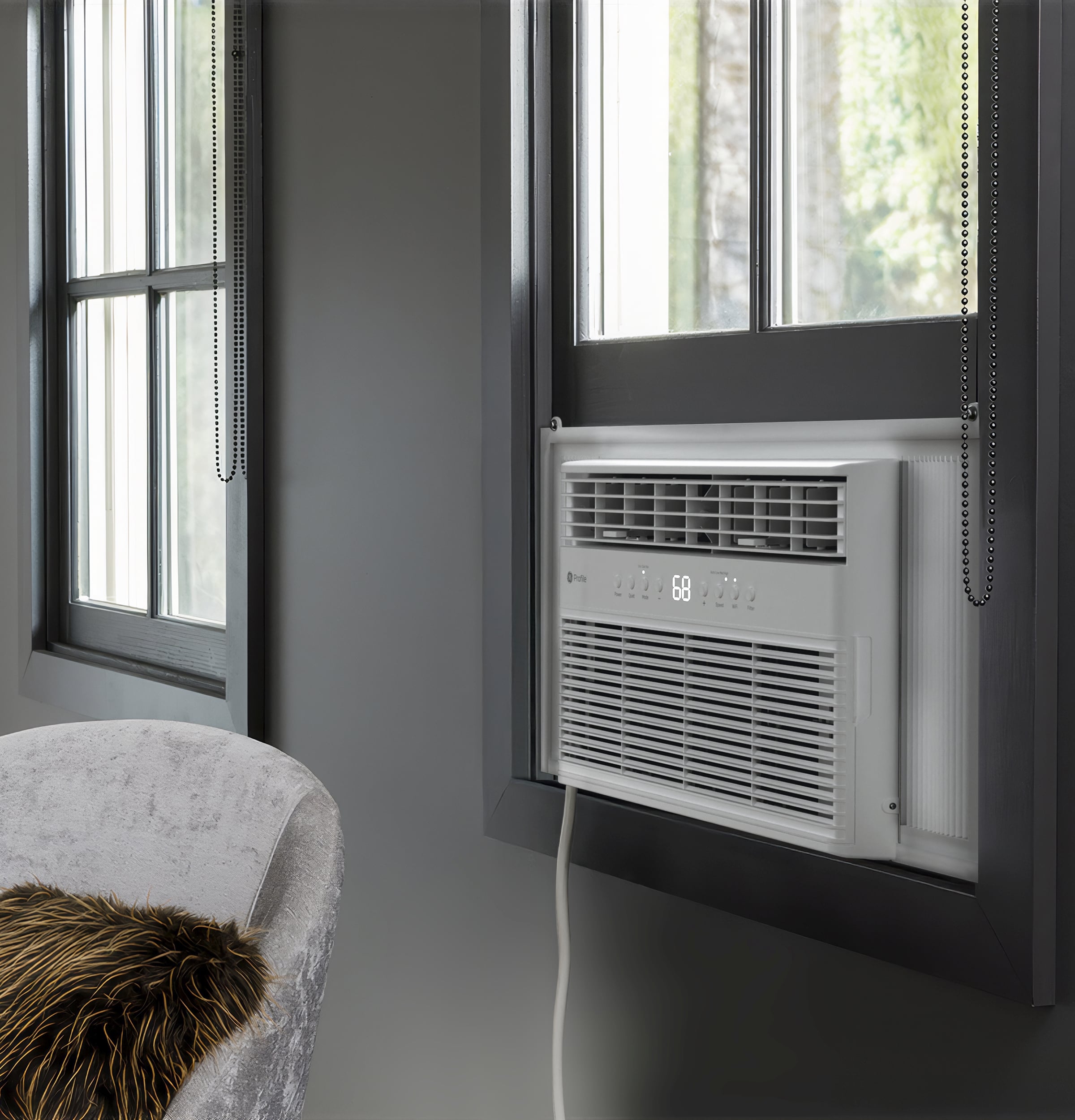 GE Smart Electronic Inverter Medium Room Window Air Conditioner , Remote Included ( 115-Volt , 10000-BTU )