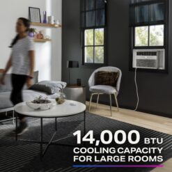 GE Smart Electronic Inverter Large Room Window Air Conditioner , Remote Included ( 115-Volt , 14000-BTU )