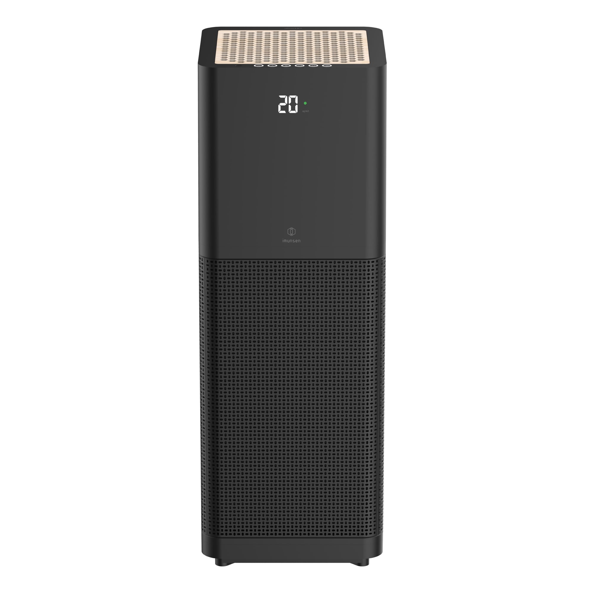 IMUNSEN Mtower 3 -Speed Black True HEPA Air Purifier (Covers: 1240-sq ft )