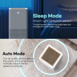 IMUNSEN Mtower 3 -Speed White True HEPA Air Purifier (Covers: 1240-sq ft )