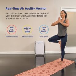 AirDoctor 3500 4 -Speed Smart Compatible White True HEPA Air Purifier (Covers: 1260-sq ft )