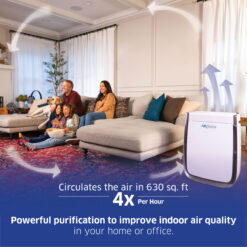 AirDoctor 3500 4 -Speed Smart Compatible White True HEPA Air Purifier (Covers: 1260-sq ft )