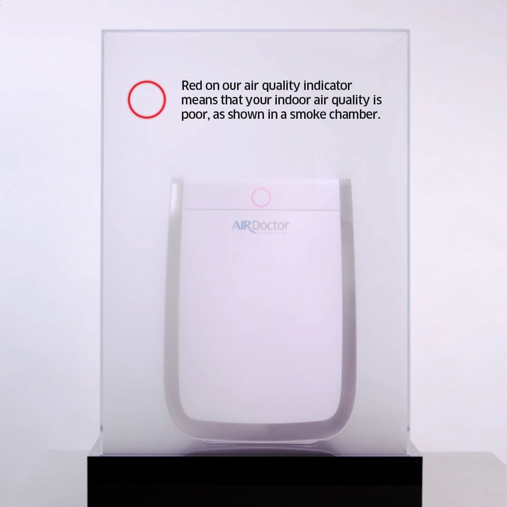 AirDoctor 3500 4 -Speed Smart Compatible White True HEPA Air Purifier (Covers: 1260-sq ft )