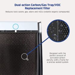 AirDoctor AD3000/AD3500 Classic 4 -Speed Ionic white HEPA Air Purifier ENERGY STAR Certified (Covers: 638-sq ft )