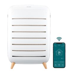 HOMEDICS Smart Wi-Fi Series with Air Quality Sensor 5 -Speed Ionic Smart Compatible White