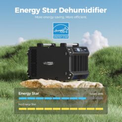 ALORAIR Galaxy 145 -Pint Large Room Dehumidifier For Basements , Bathrooms , Crawlspaces , ENERGY STAR Certified Black