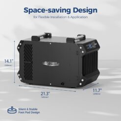 ALORAIR Galaxy 145 -Pint Large Room Dehumidifier For Basements , Bathrooms , Crawlspaces , ENERGY STAR Certified Black