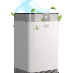 BLACK+DECKER 4 -Speed Ionic White True HEPA Air Purifier ENERGY STAR Certified (Covers: 500-sq ft )