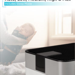BLACK+DECKER 4 -Speed Ionic White True HEPA Air Purifier ENERGY STAR Certified (Covers: 500-sq ft )