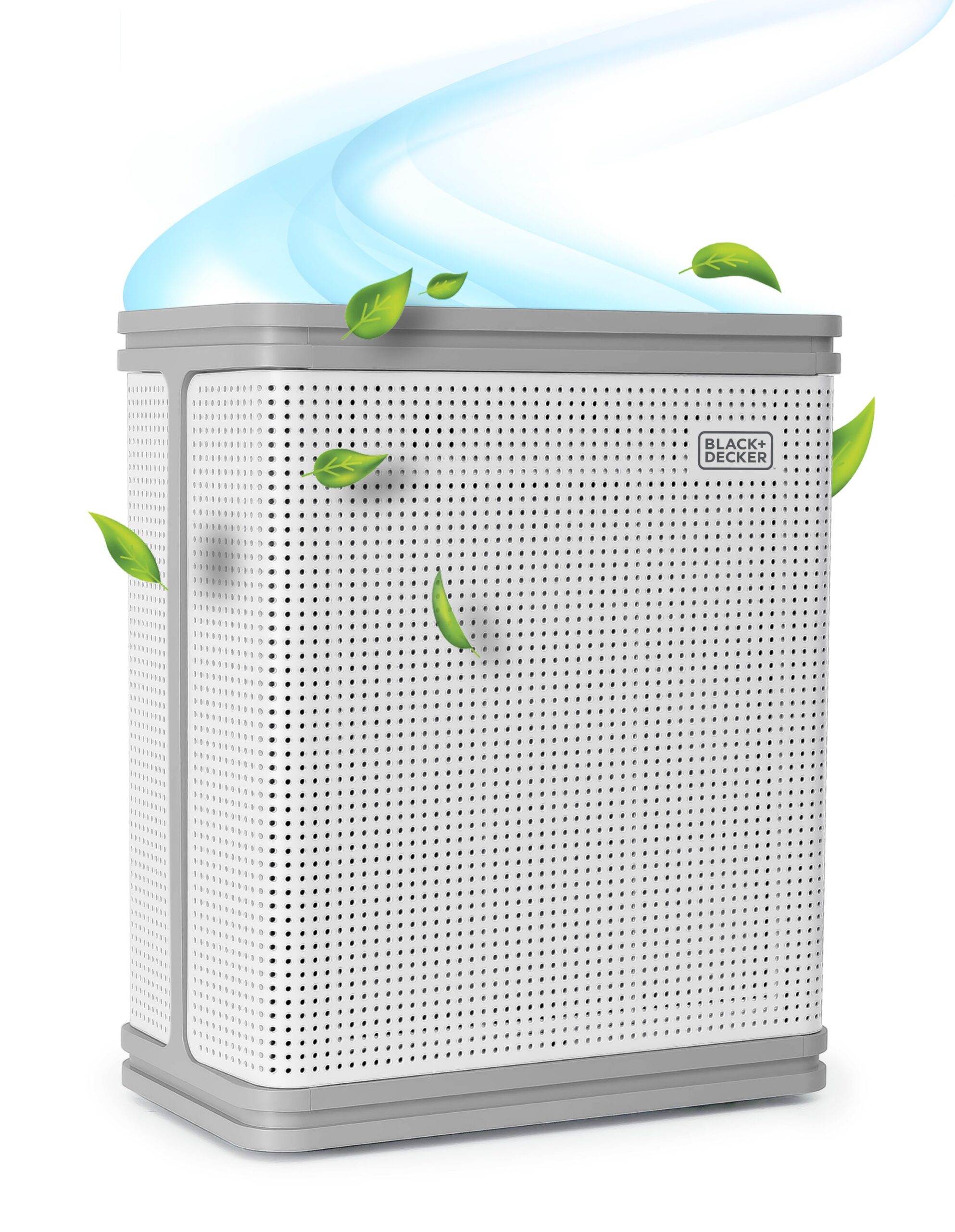 BLACK+DECKER 4 -Speed Ionic White True HEPA Air Purifier ENERGY STAR Certified (Covers: 484-sq ft )