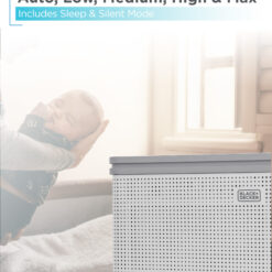 BLACK+DECKER 4 -Speed Ionic White True HEPA Air Purifier ENERGY STAR Certified (Covers: 484-sq ft )