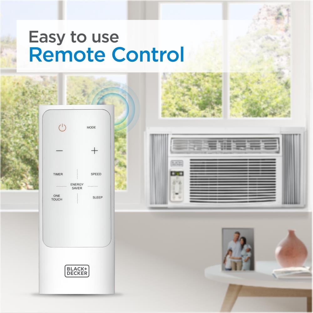 BLACK+DECKER Medium Room Window Air Conditioner , Remote Included ( 115-Volt , 10000-BTU )