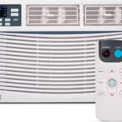 BLACK+DECKER Window Air Conditioner 12000 BTU - AC Window Unit Cools Up to 550 Square Feet - AC Unit with Remote Control - 3 Cooling Speeds and Fan Only Function - BWAC12WTB - White