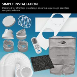 Whynter ARC-122DS 12000 BTU (7000 BTU SACC) Elite Dual Hose Portable Air Conditioner