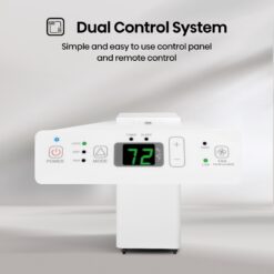 Hisense 5000 BTU DOE 115-Volt Vented Small Room Portable Air Conditioner Remote Included