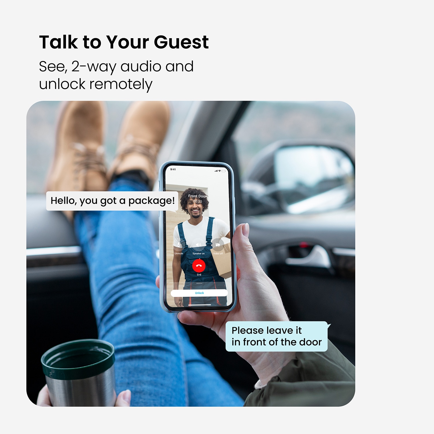 Lockly Vision Elite Video Doorbell Smart Locks Matte Black Smart Wi-Fi and Bluetooth Touchscreen Keypad Electronic Deadbolt Lock