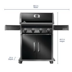 NAPOLEON Rogue 525 Series Black 4 -Burner Liquid Propane Gas Grill