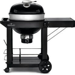 NAPOLEON PRO22 Cart Model 21.5-in W Black/Porcelain Cart Charcoal Grill
