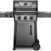 NAPOLEON Freestyle 365 Graphite Grey 3 -Burner Liquid Propane Gas Grill 1 -Side Burner