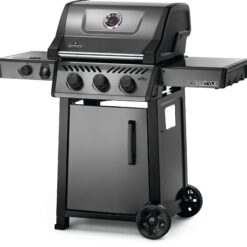 NAPOLEON Freestyle 365 Graphite Grey 3 -Burner Liquid Propane Gas Grill 1 -Side Burner