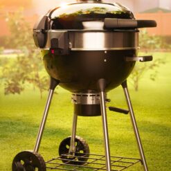 NAPOLEON PRO22 Leg Series 21.5-in W Black/Porcelain Kettle Charcoal Grill