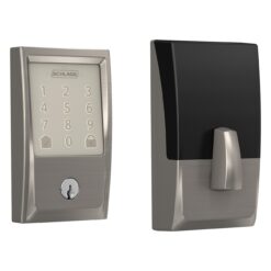 Schlage Encode Customizable Keying Century Satin Nickel Smart Wi-Fi and Bluetooth Touchscreen Keypad Electronic Deadbolt Lock