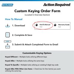 Schlage Encode Customizable Keying Century Satin Nickel Smart Wi-Fi and Bluetooth Touchscreen Keypad Electronic Deadbolt Lock