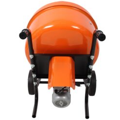Tatayosi 5CUFT-150L horizontal portable cement mixer Wheel Barrow Portable Cement Concrete Mixer 110V-60HZ orange color CSA Certificated